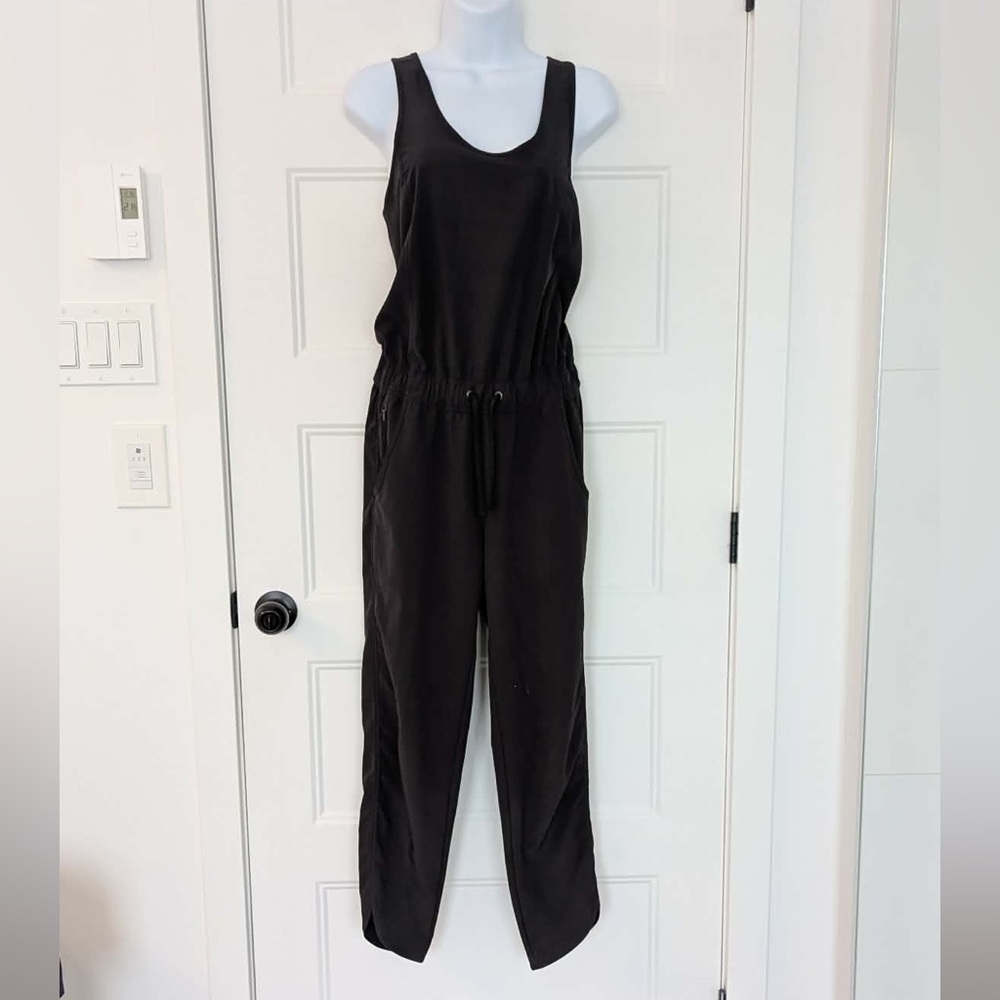 Patagonia Fleetwith Jumpsuit Black Sleeveless Travel Athleisure XS